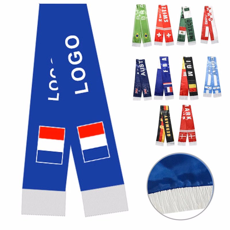 Custom Reversible World Cup Fan Scarf