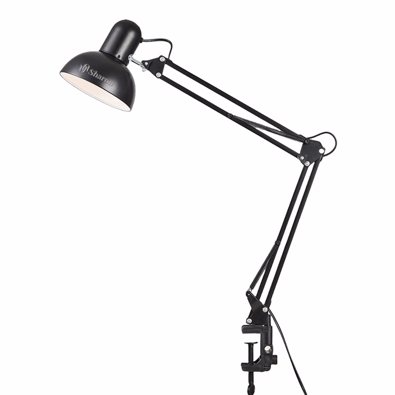 Adjustable Long Arm Clip On LED Lamp