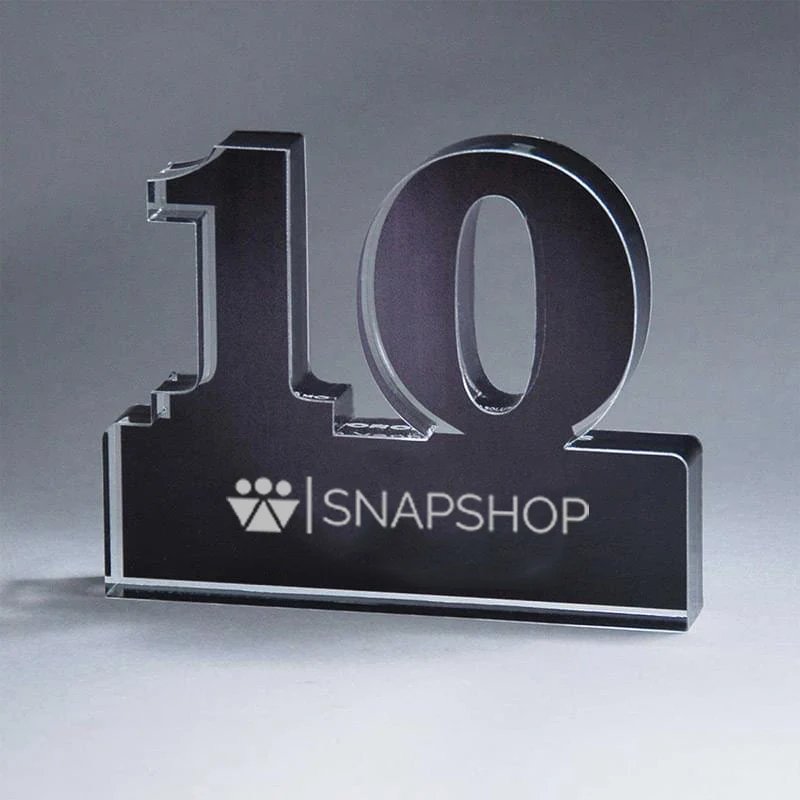Freestanding 10 Year Anniversary Award 1