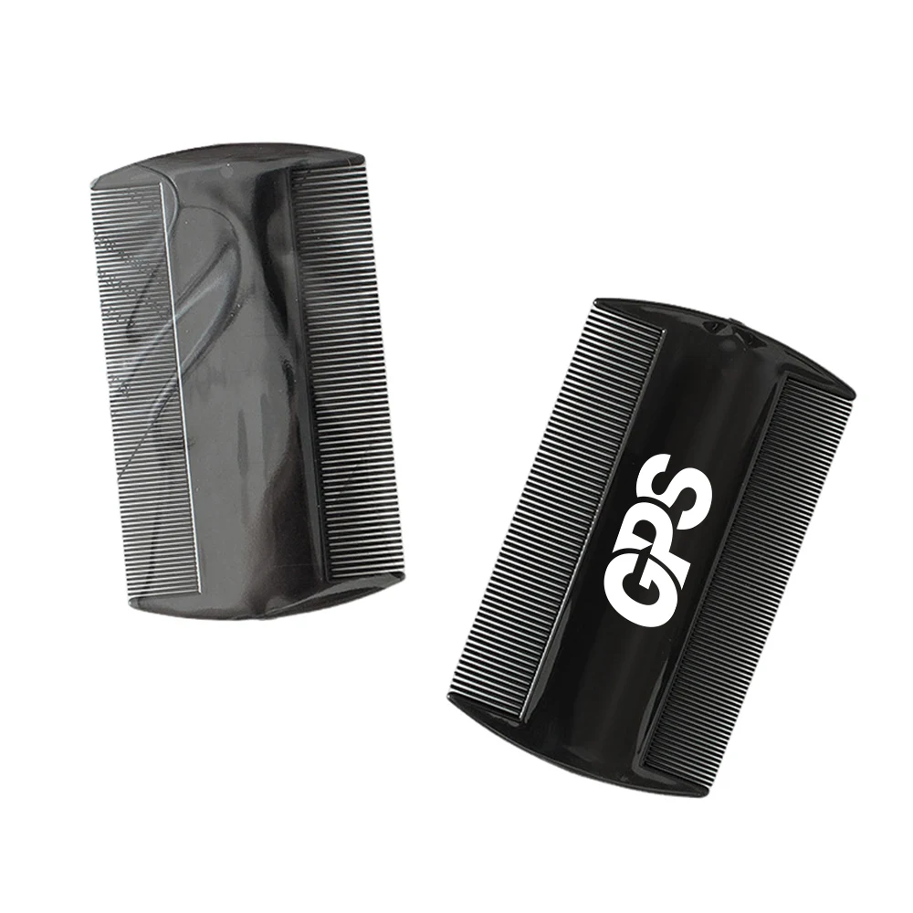 3 1/2 " Plastic double-sided pet comb 1