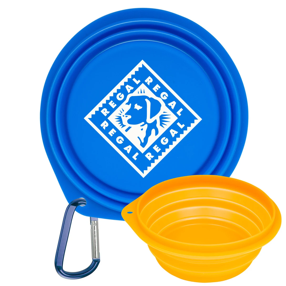 Collapsible Pet Bowl with 2" Carabiner 1