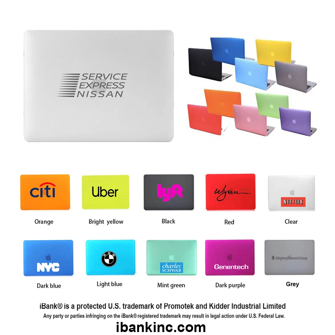 iBank ® Protective Matte Case for MacBook Air 15" M4/M3/M2 2026-2023 1