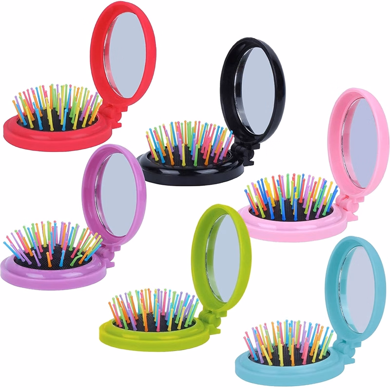 Folding comb mirror