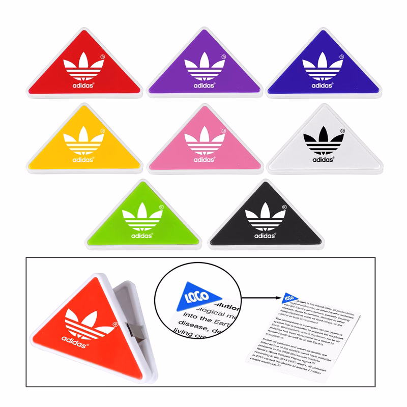 Triangle Shape Memo Clip Holder