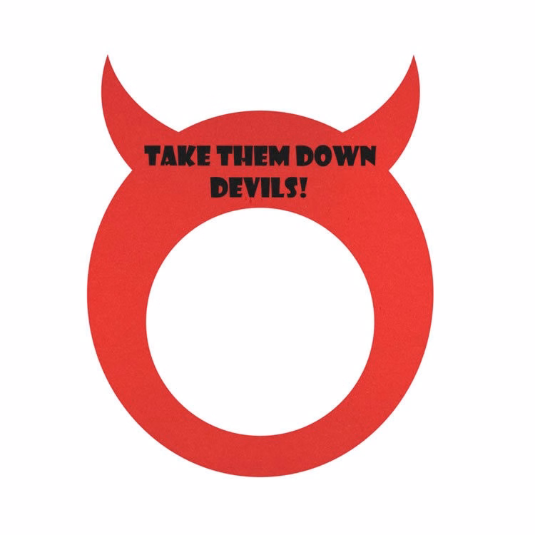 10" Foam Devil Horns Visor