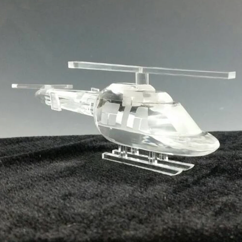 Unique Crystal Helicopter with Crystal Base 1