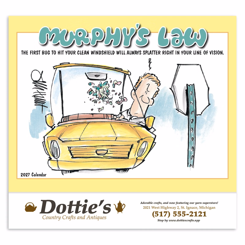 HotLine® Products Murphy's Law Appointment Calendar - Stapled