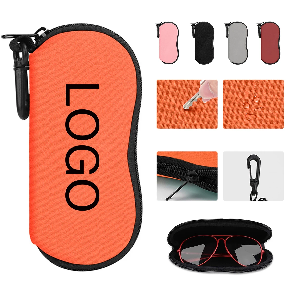 Diving Material Sunglasses Case 1