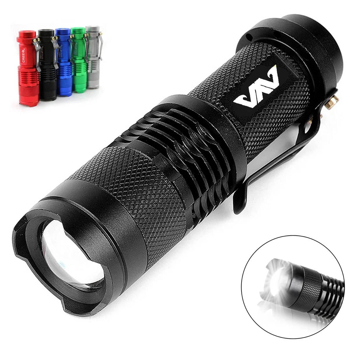 Stepless Zoom Flashlight 1