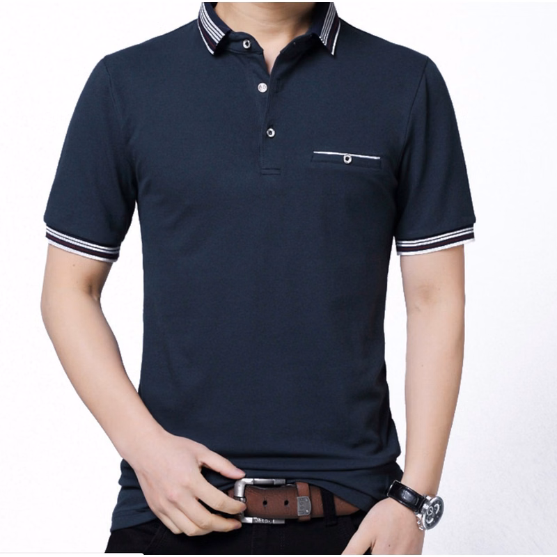 Classic Color Blocked Polo Shirt
