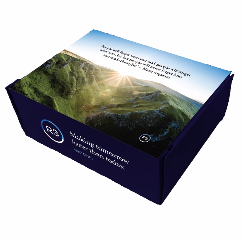 4 1/8" x 3 1/4" x 1 9/16" - Chipboard Box