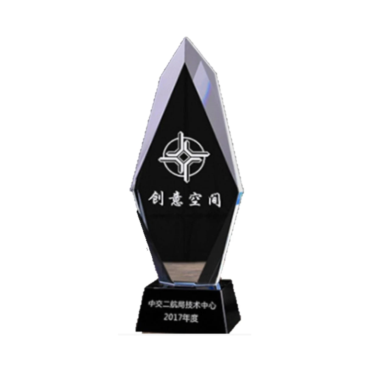 Creative Trophy Crystal Award With Resin Base 1