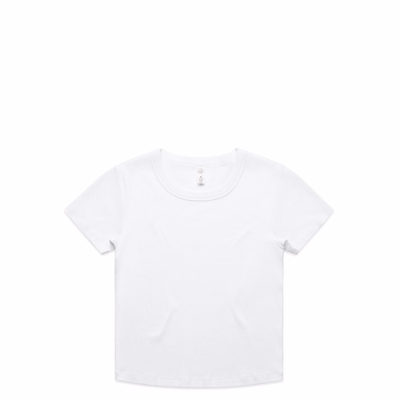 Wo's Organic Rib Baby Tee | 4074