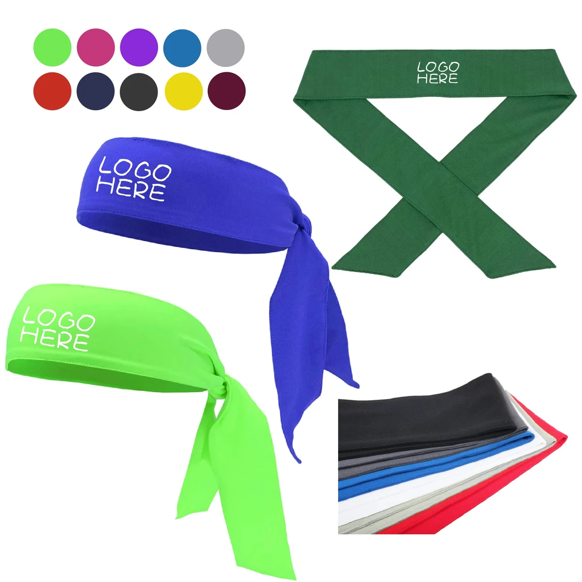 Sport Tie Back Headbands 1