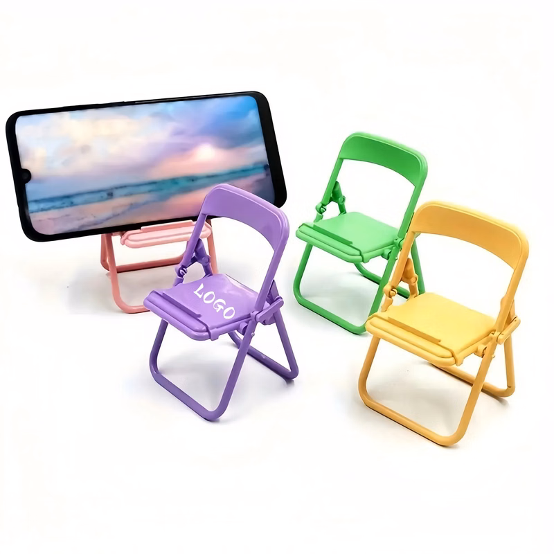 Mini Folding Chair Phone Holder