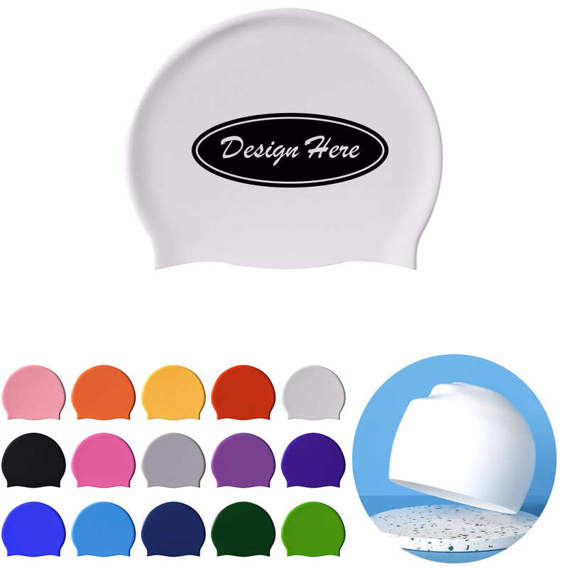 Unisex Silicone Swim cap For Adults