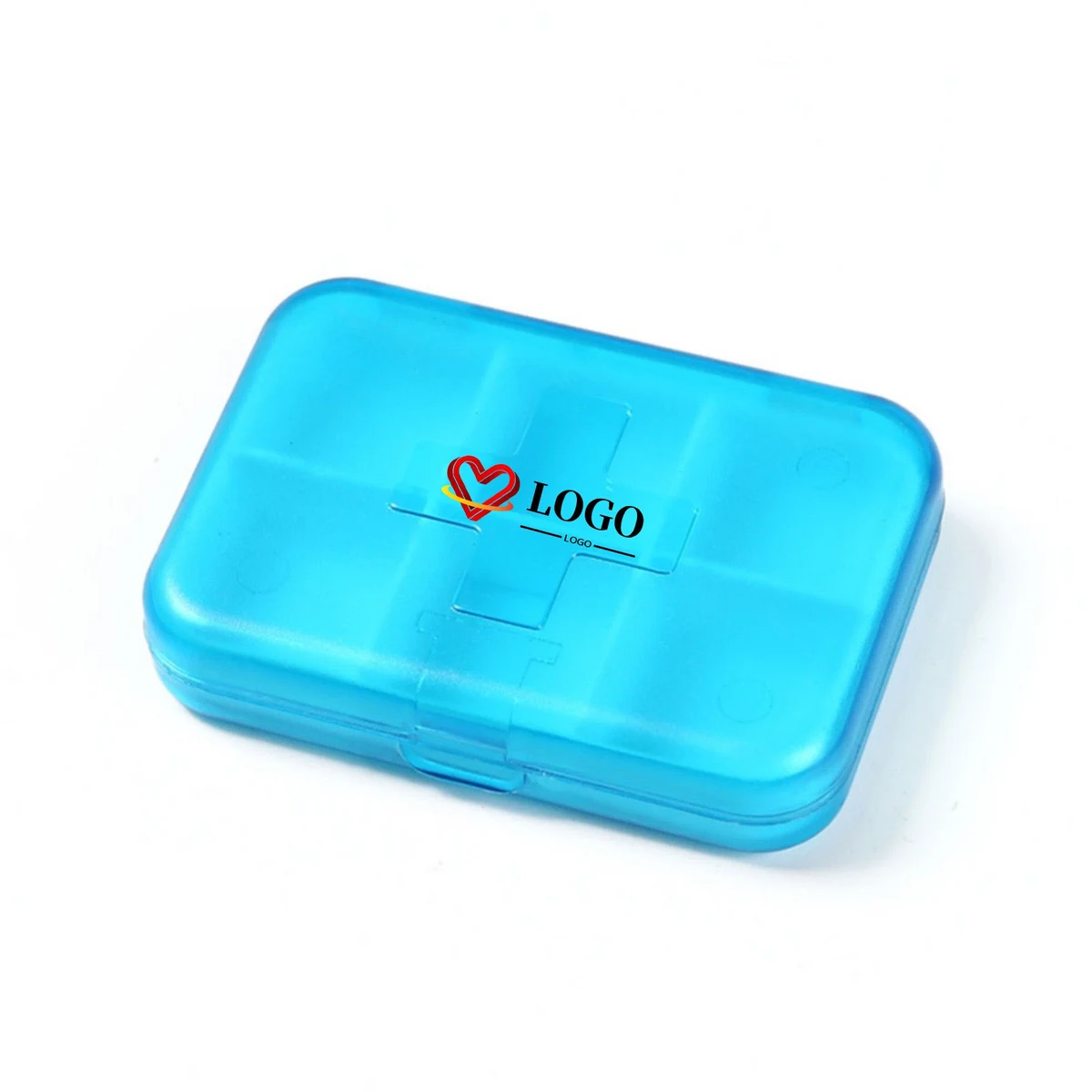 6 Compartment Portable Pill Box Small Pill Container 1