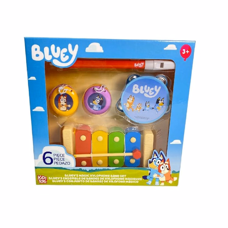 Bluey Magic Xylophone Band Sets - 6 Pieces