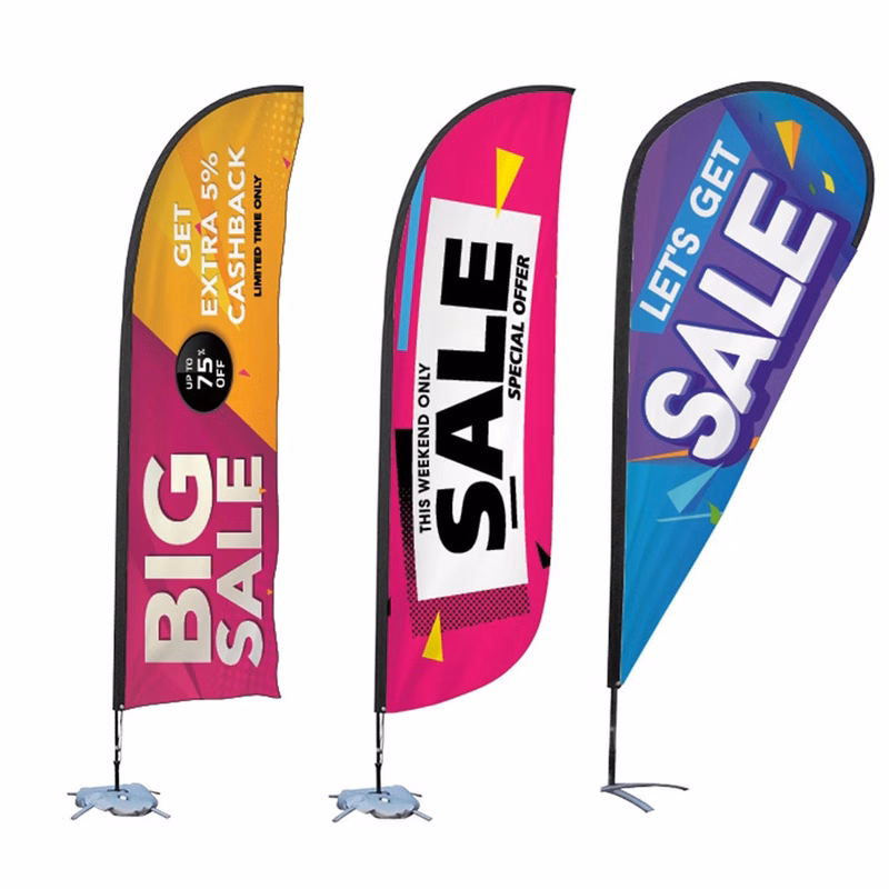Feather Flag Banner For Business Advertising