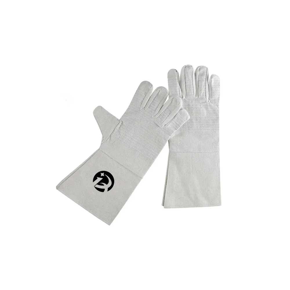 Extended Heat Resistant Welding Gloves for Industrial Safety 1