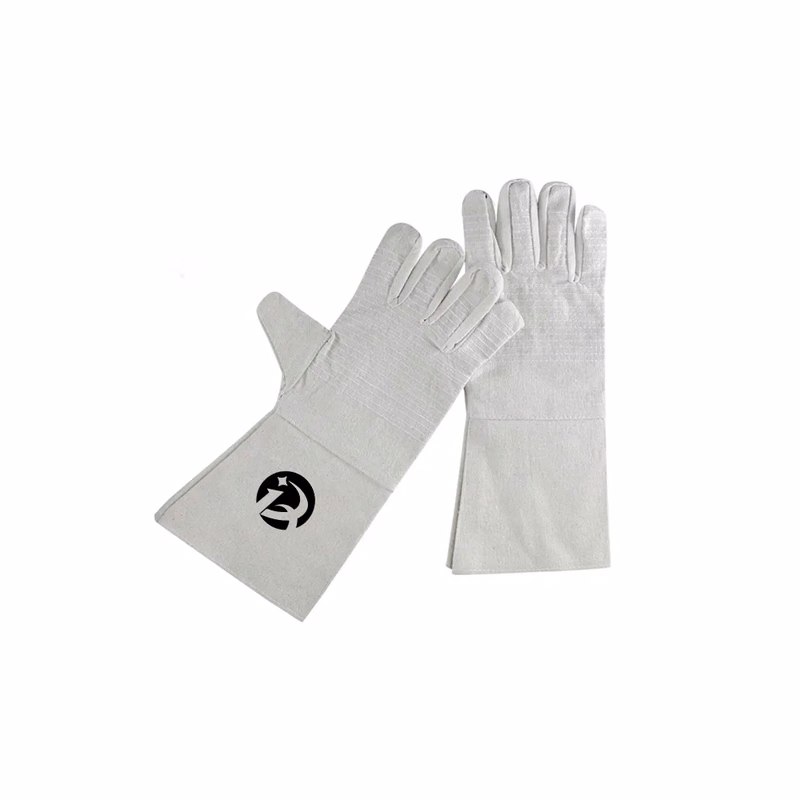 Extended Heat Resistant Welding Gloves for Industrial Safety