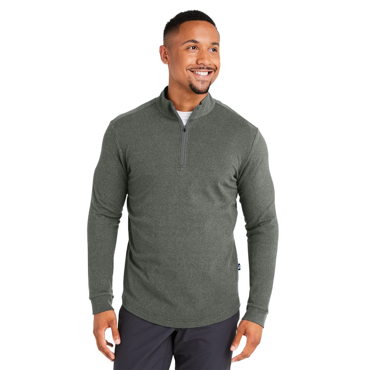 Men's Emery Quarter-Zip Pullover - SWE500, custom hoodie or sweatshirt with logo imprint 1