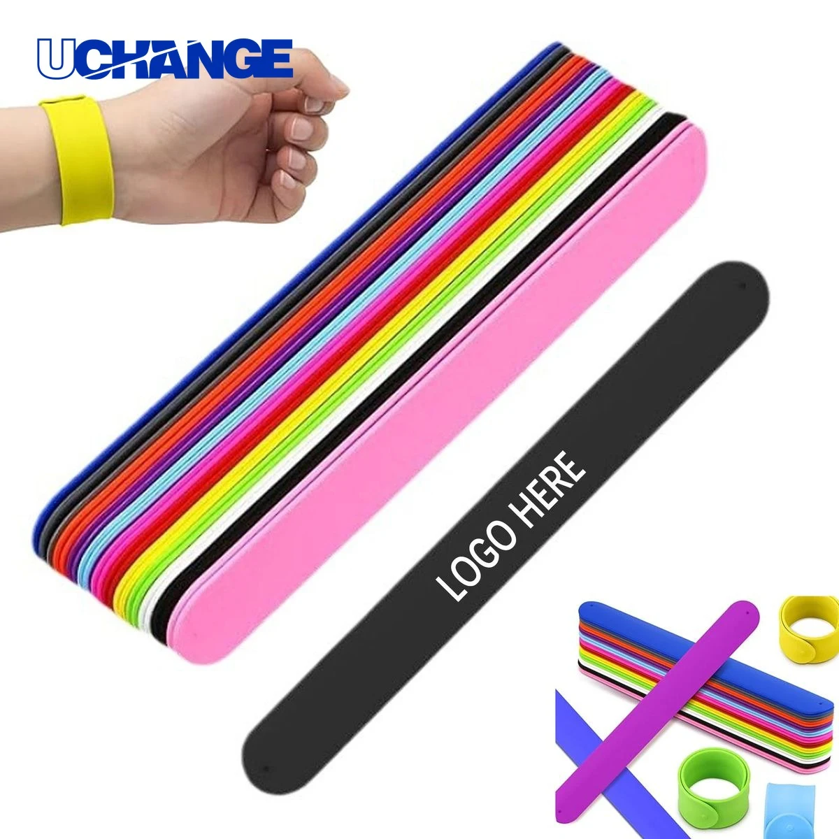 Eco-Friendly Silicone Slap Wristband 1