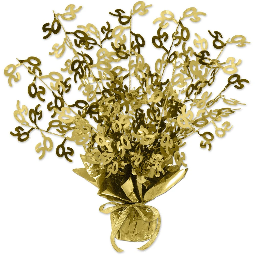 Anniversary Centerpieces - Gold 1
