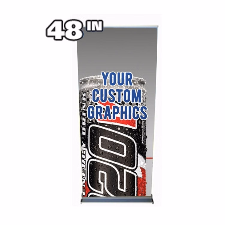 KingStep Retractable Banner 48inx72in Graphic