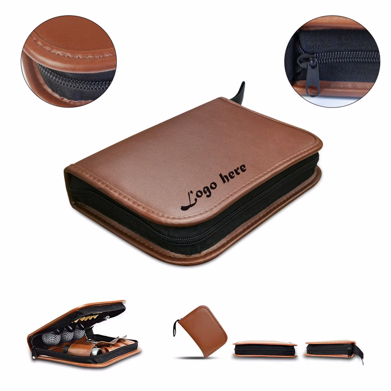 MOQ25 PCS Leather Golf Tool Kit Accessories Pouch