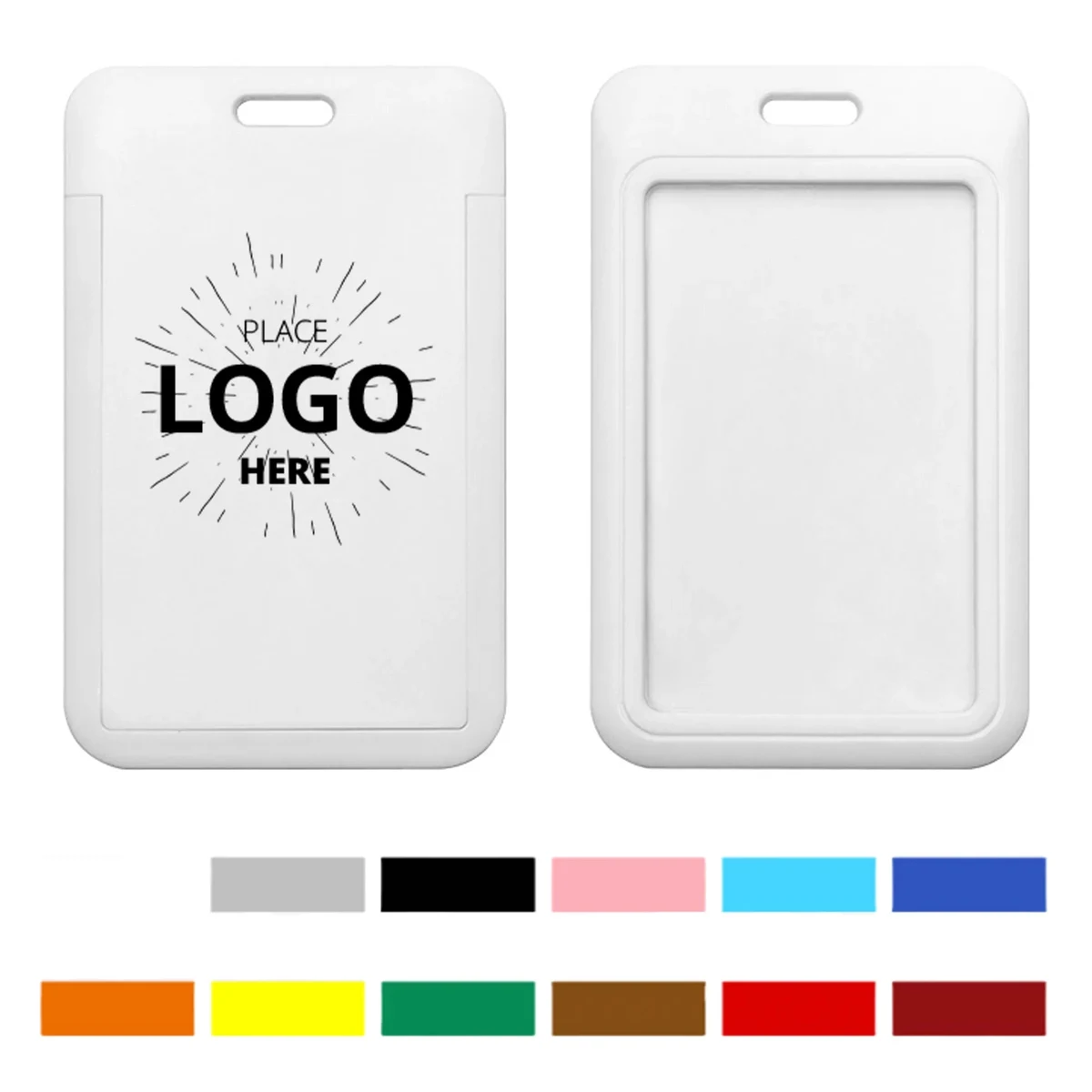 Customised Vertical Slidingcover Plastic Card Holder 1