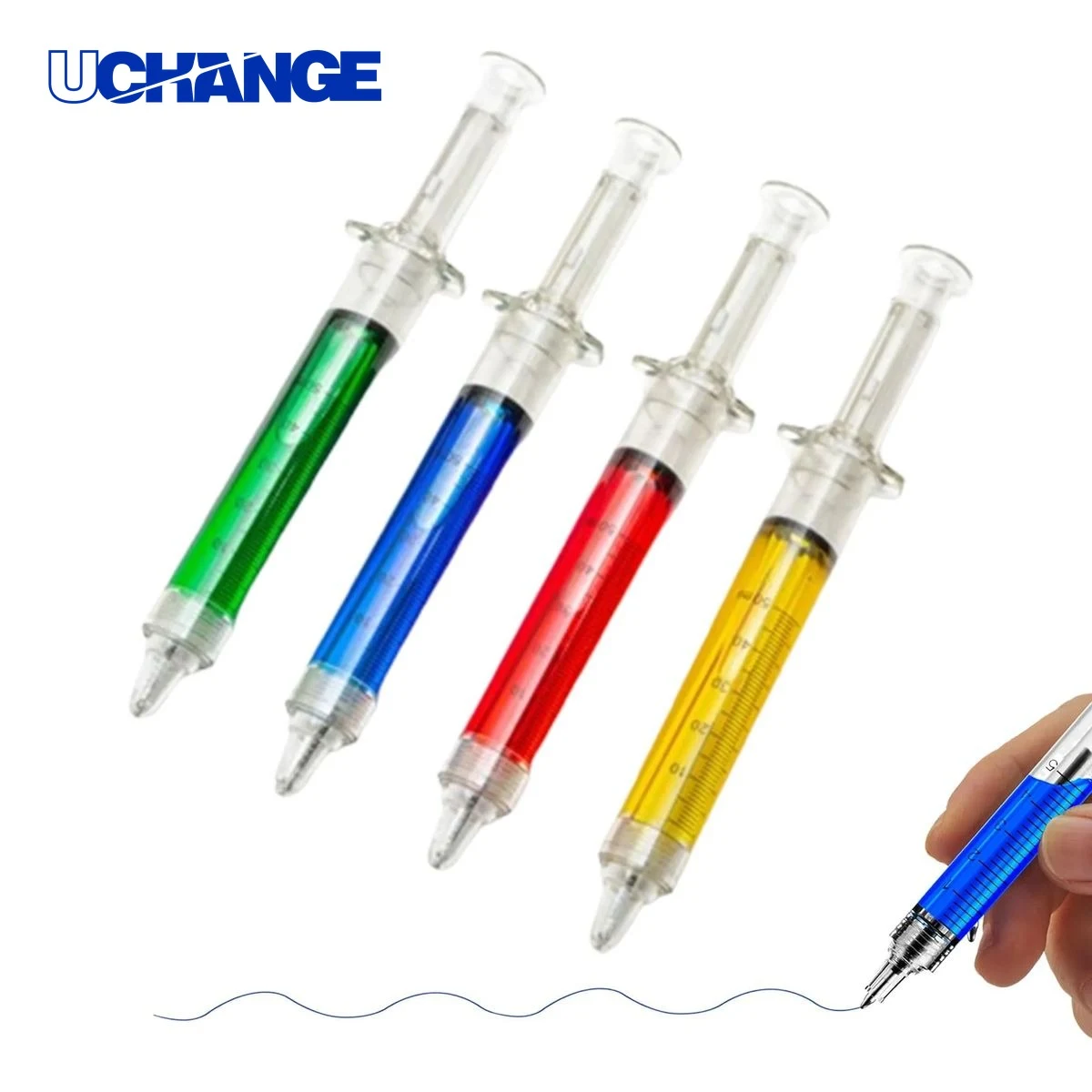 Retractable Syringe Ballpoint Pen for Medical Promo 1