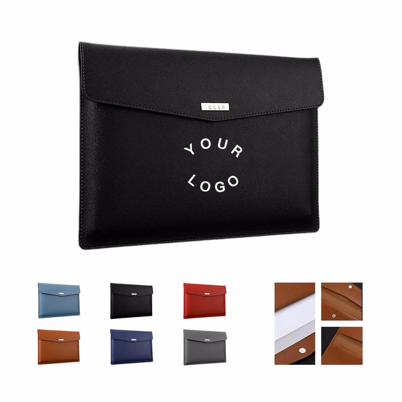 PU Leather Folder with Waterproof Material and Sleek Body