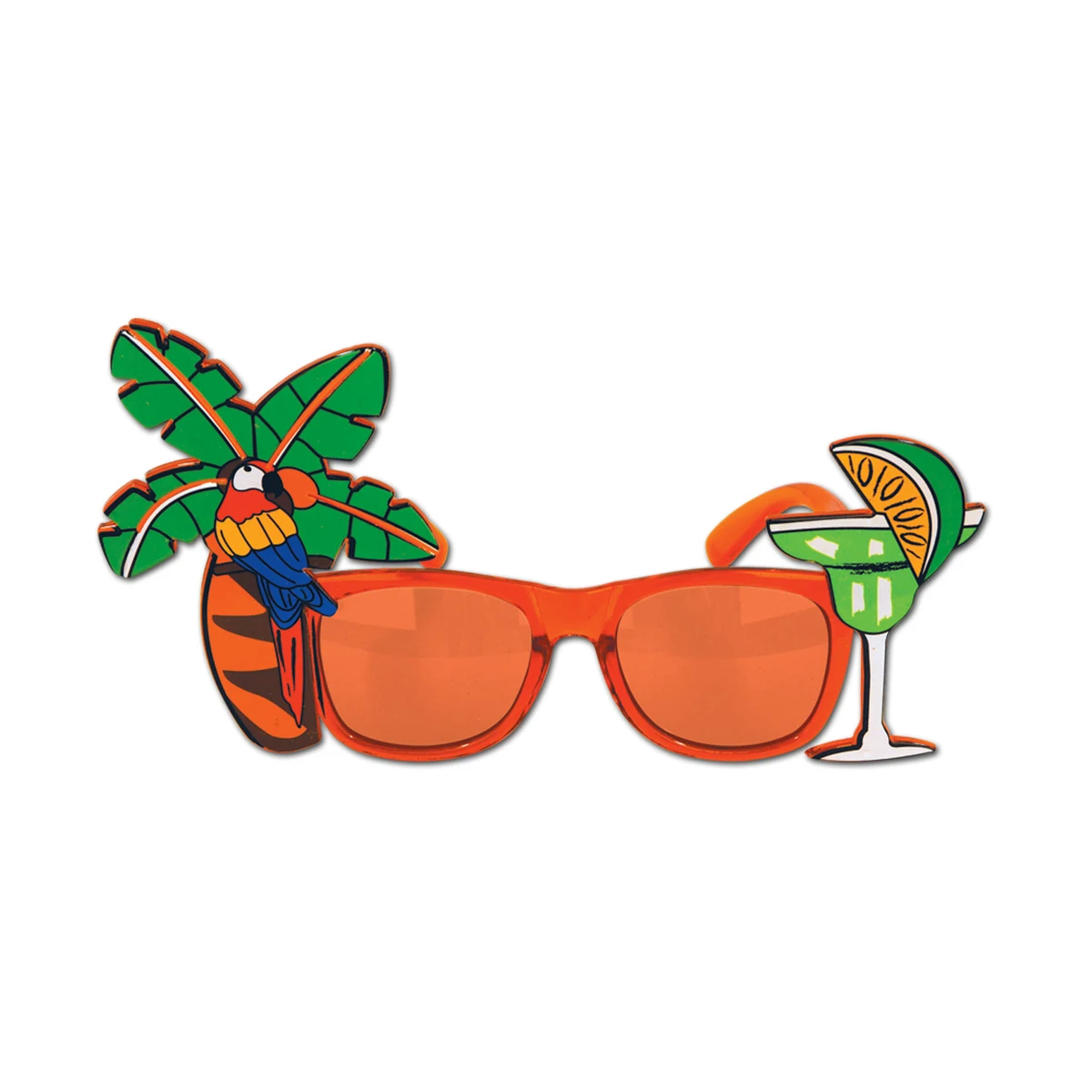 Palm Tree & Parrot Fanci Frames 1