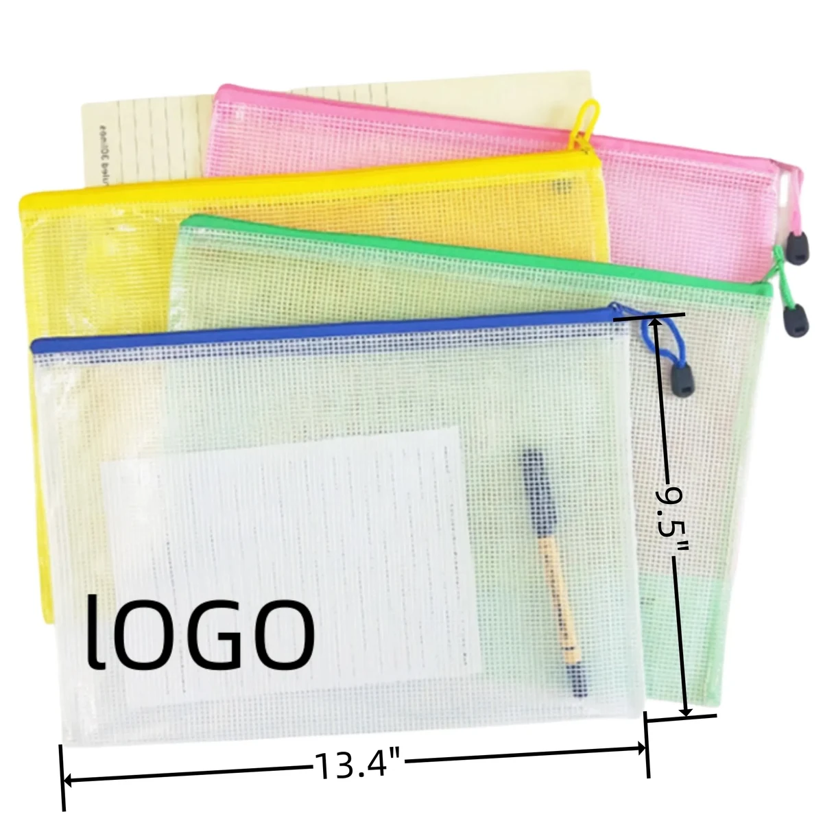 PVC Zippered Document Bags 1