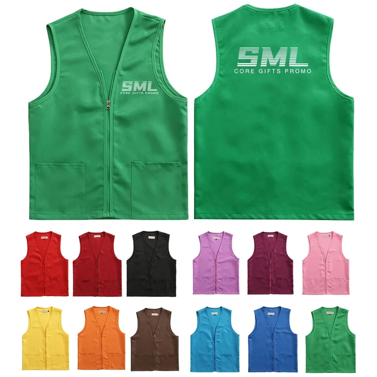 Adult Volunteer Activity Waistcoat - Polyester 1