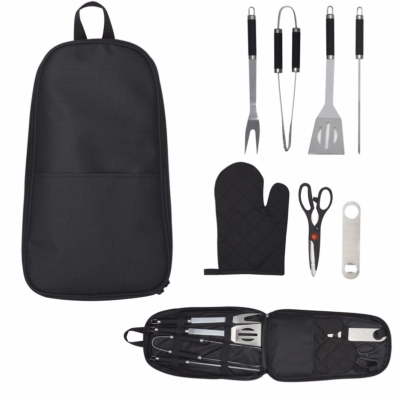 7-Piece Pit Master BBQ Set In Carrying Case