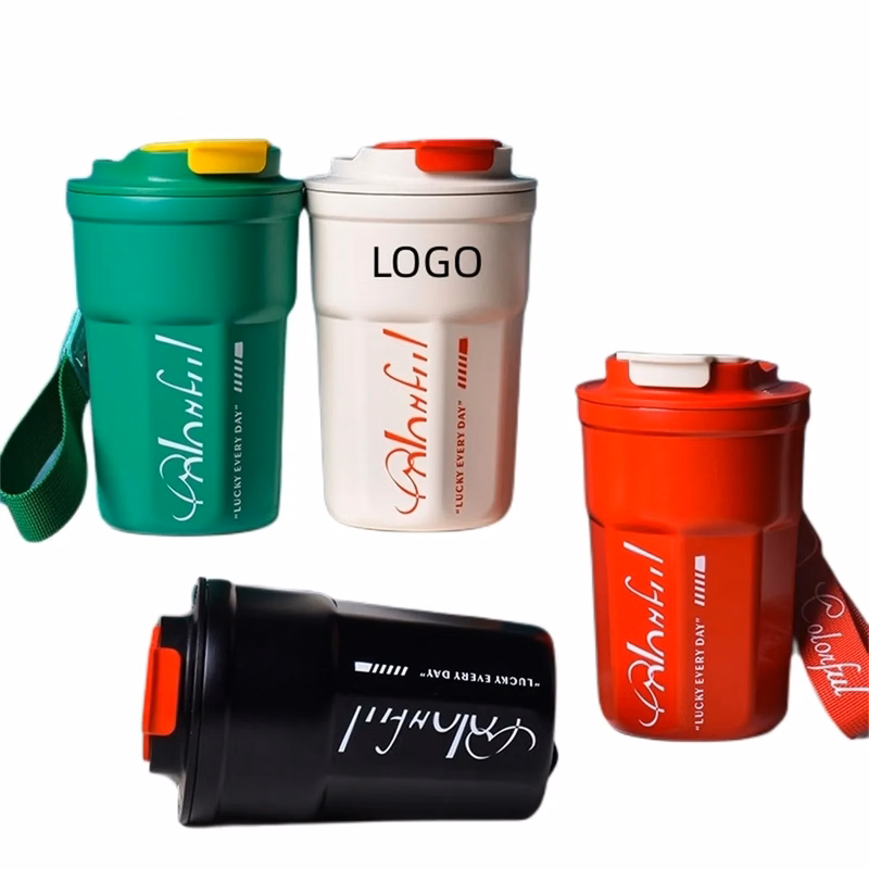 13.5oz Insulated Coffee Cup with Leakproof Lid