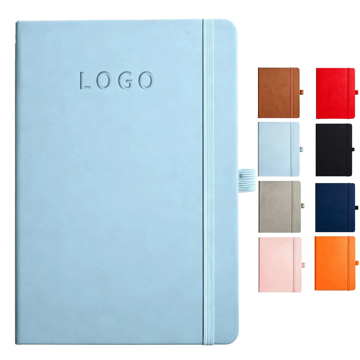 A5 PU Leather Notebook With Elastic Band 1