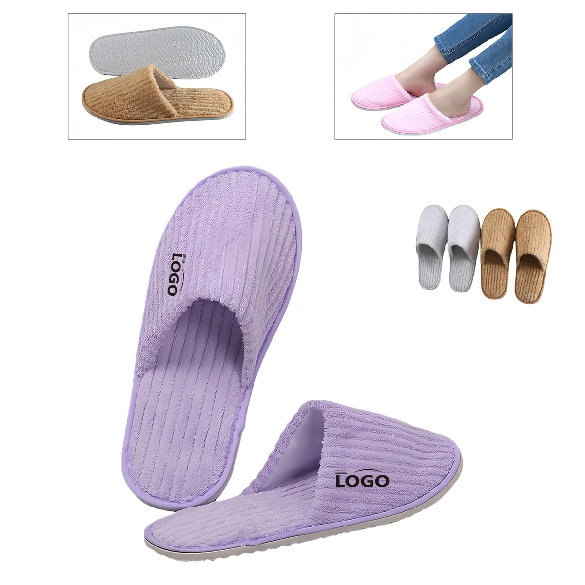 Coral Fleece Plush Slipper With Anti-Slip Sole 1