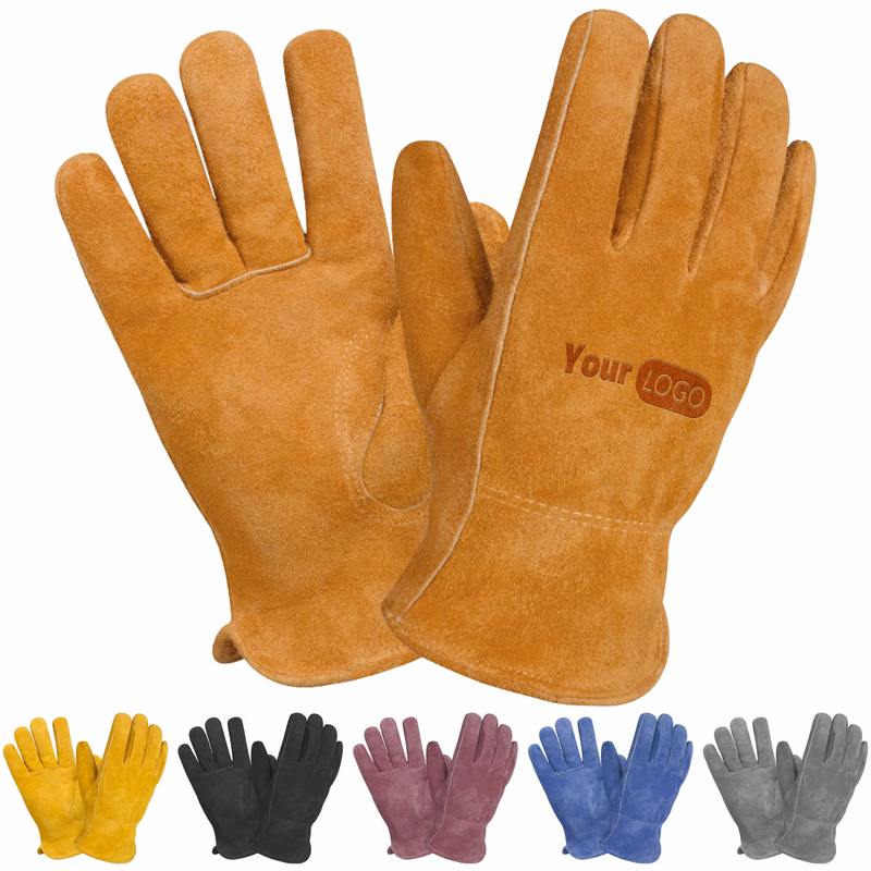 Cowhide Outdoor Baking And Heat-Resistant Gloves