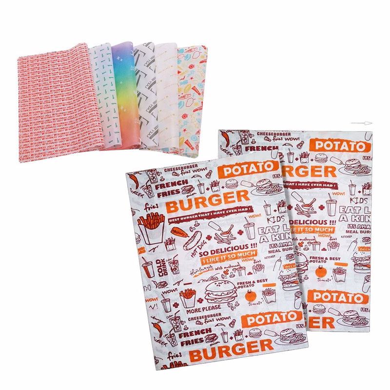 Oil Resistant Burger Wrapper