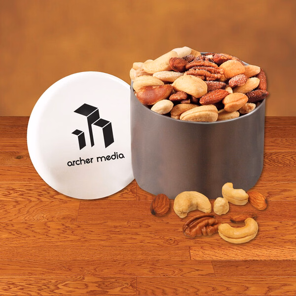 SALE - Deluxe Mixed Nuts in Designer Tin