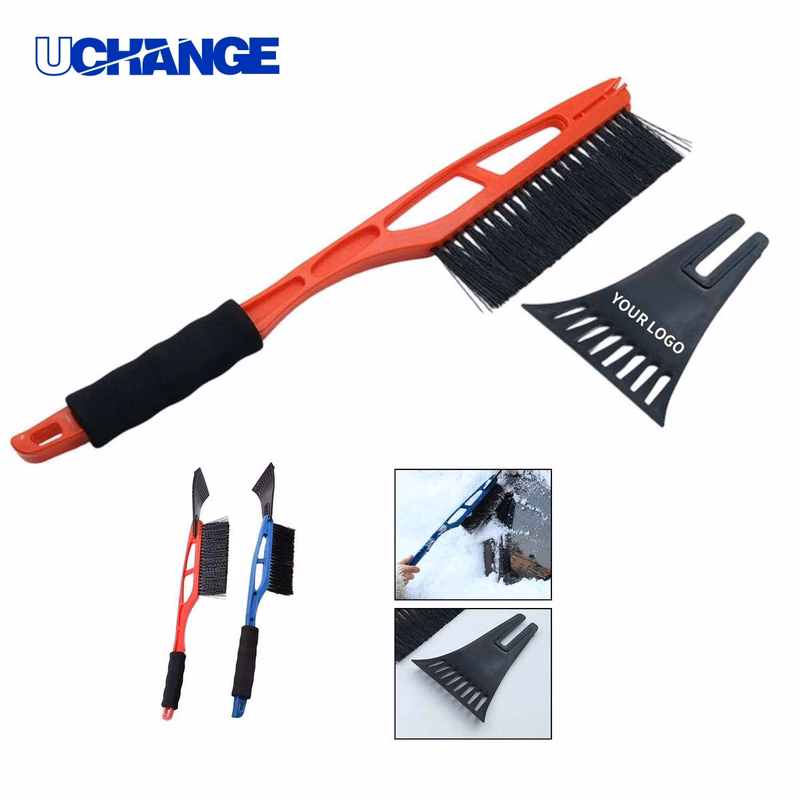 Plastic Car Ice Scraper Brush Tool with Long Handle