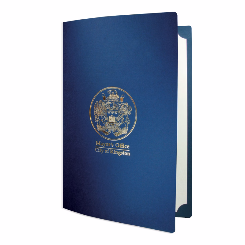 Certificate Cover with Foil Stamped Imprint