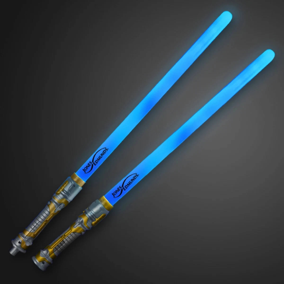 Double Sided Swords Sabers with Blue LEDs and Sounds 1