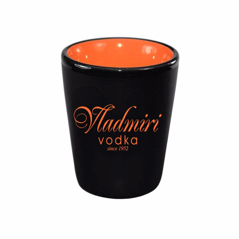 1.5 oz. Orange In / Matte Black Out Hilo Shot