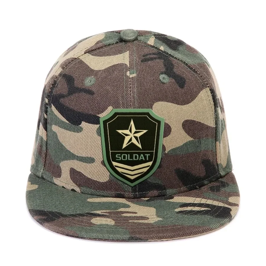 6 Panel Acrylic Fiber Snapback Cap 1