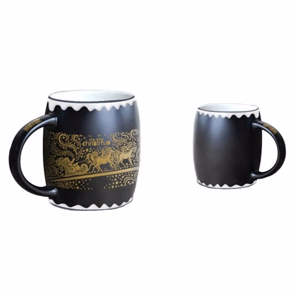 Drum Type Ceramic Coffee Cup