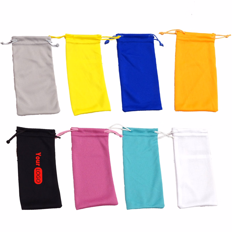 Eyeglass Ultra-Soft Microfiber Pouch with Drawstring Closure